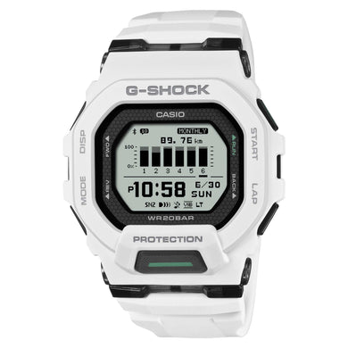 Casio G-Shock GBD-200 Lineup G-SQUAD Bluetooth White Resin Band Watch GBD200-7D GBD-200-7D GBD-200-7
