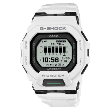 Casio G-Shock GBD-200 Lineup G-SQUAD Bluetooth White Resin Band Watch GBD200-7D GBD-200-7D GBD-200-7