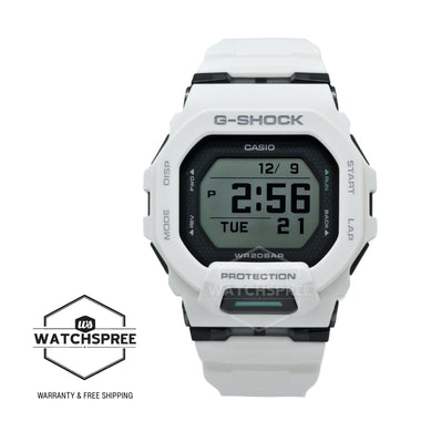 Casio G-Shock GBD-200 Lineup G-SQUAD Bluetooth White Resin Band Watch GBD200-7D GBD-200-7D GBD-200-7
