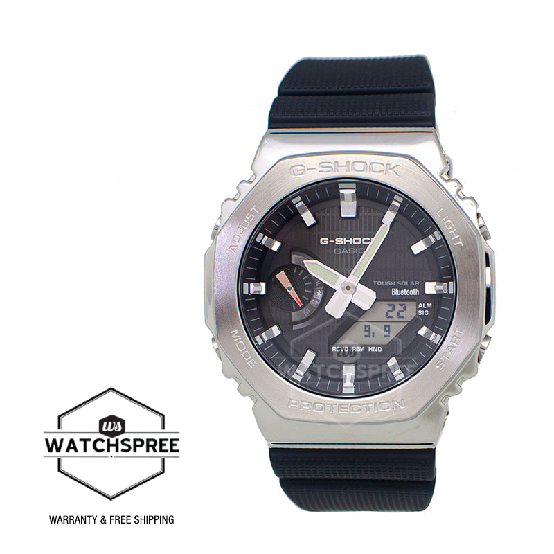 Casio G-Shock G-Steel GBM-2100 Lineup Bluetooth Tough Solar Bio-Based Watch GBM-2100-1A