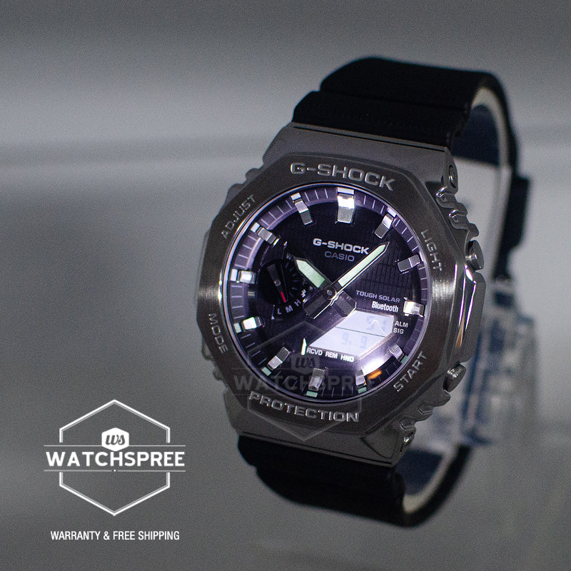 Casio G-Shock G-Steel GBM-2100 Lineup Bluetooth Tough Solar Bio-Based Watch GBM-2100-1A