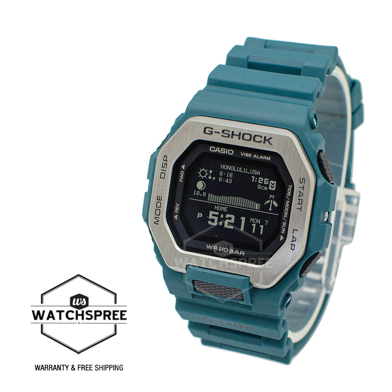Casio G-Shock G-LIDE lineup Blue Resin Band Watch GBX100-2D GBX-100-2