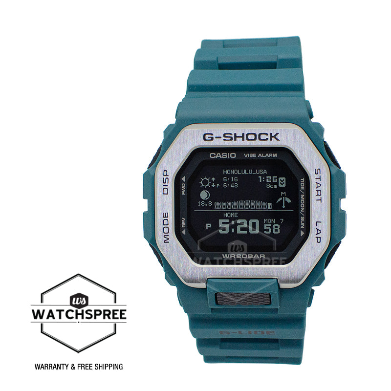 Casio G-Shock G-LIDE lineup Blue Resin Band Watch GBX100-2D GBX-100-2