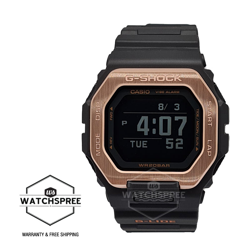 Casio G-Shock G-LIDE lineup Black Resin Band Watch GBX100NS-4D GBX-100NS-4D GBX-100NS-4