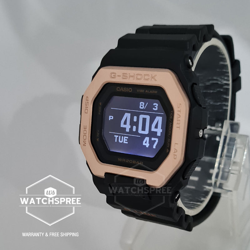 Casio G-Shock G-LIDE lineup Black Resin Band Watch GBX100NS-4D GBX-100NS-4D GBX-100NS-4