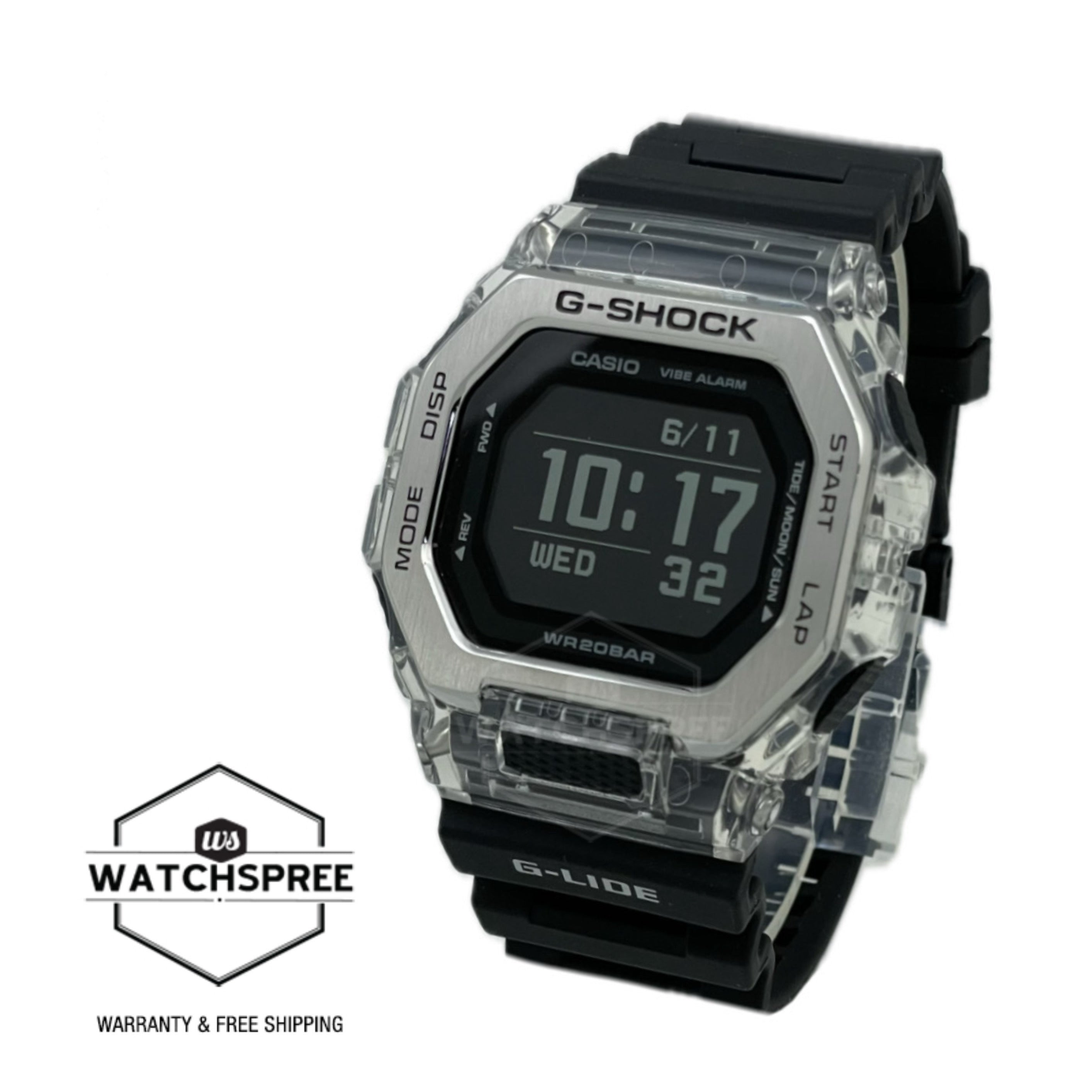 Casio G-Shock G-LIDE GBX-100 Lineup Suft Scene Design Bluetooth Watch GBX100S-1D GBX-100S-1D GBX-100S-1