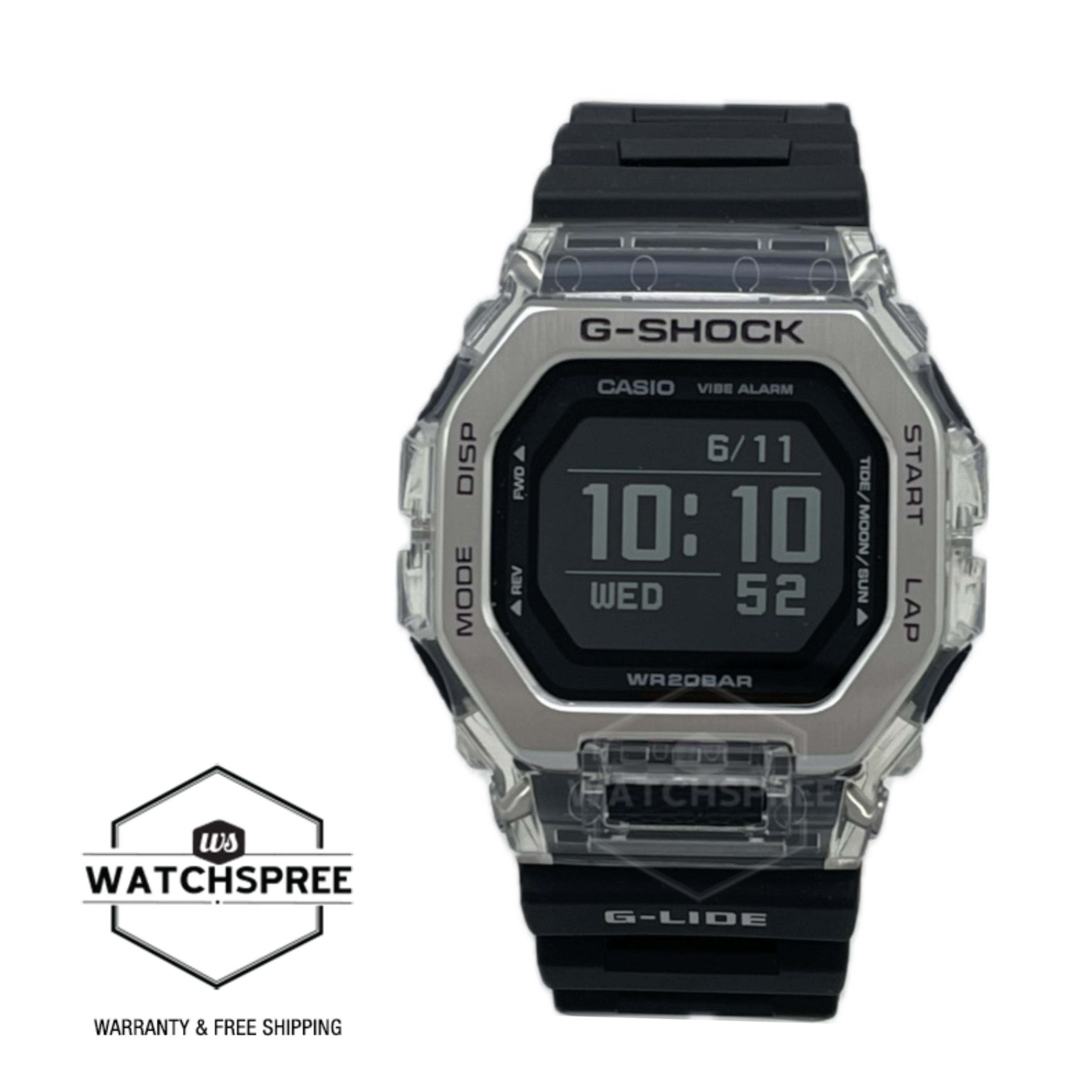 Casio G-Shock G-LIDE GBX-100 Lineup Suft Scene Design Bluetooth Watch GBX100S-1D GBX-100S-1D GBX-100S-1