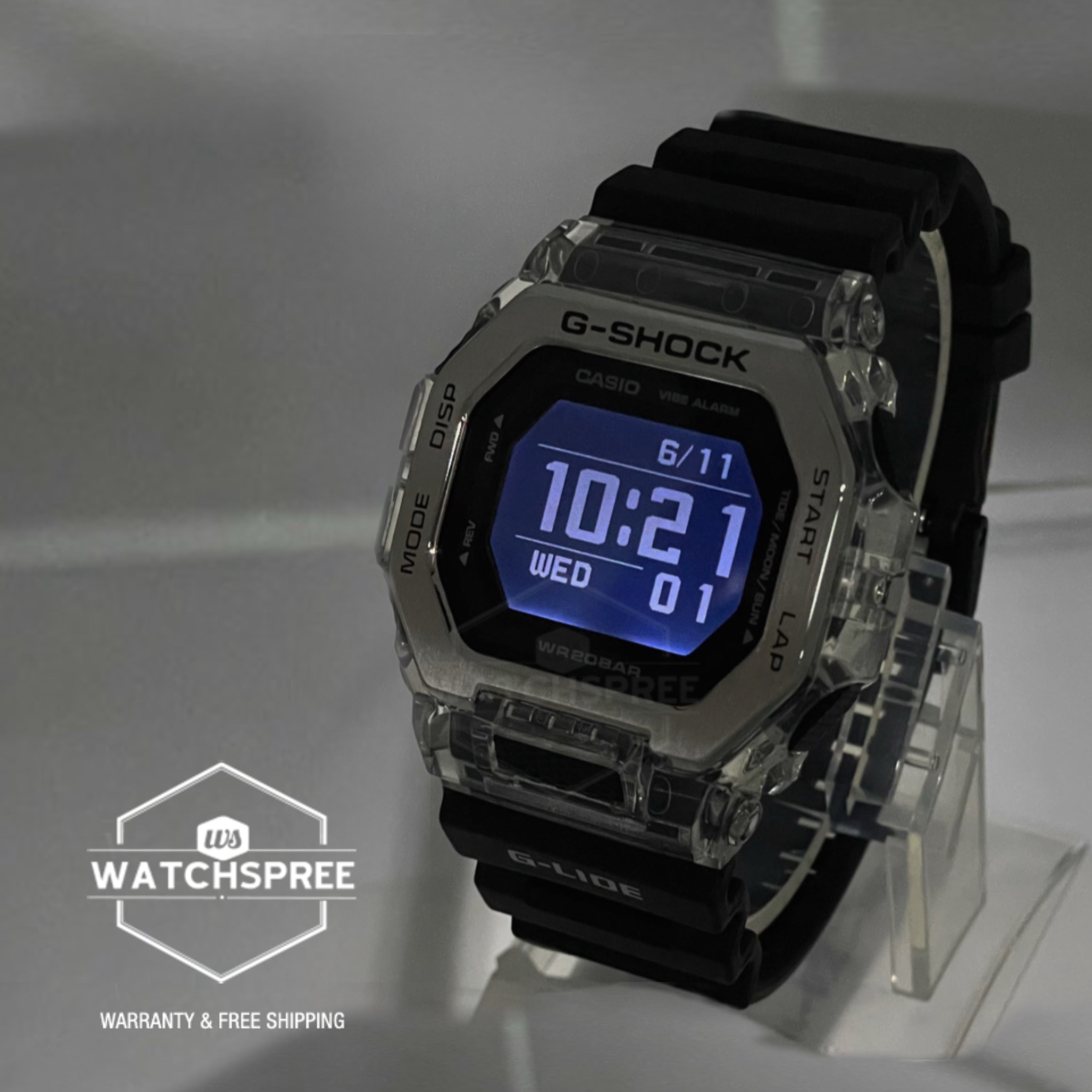 Casio G-Shock G-LIDE GBX-100 Lineup Suft Scene Design Bluetooth Watch GBX100S-1D GBX-100S-1D GBX-100S-1