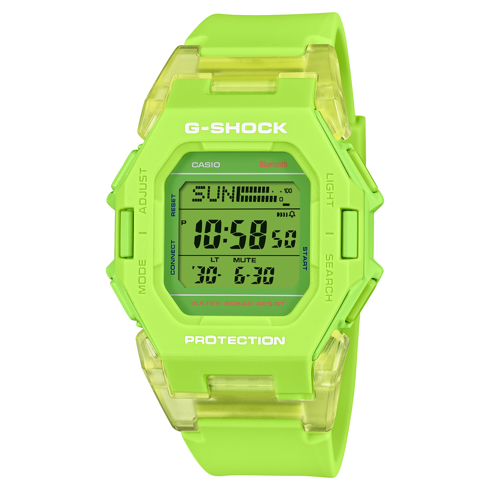 Casio G-Shock GB-D500 Lineup Bluetooth¨ Step Tracker Dual Time Watch GDB500S-3D GD-B500S-3D GD-B500S-3