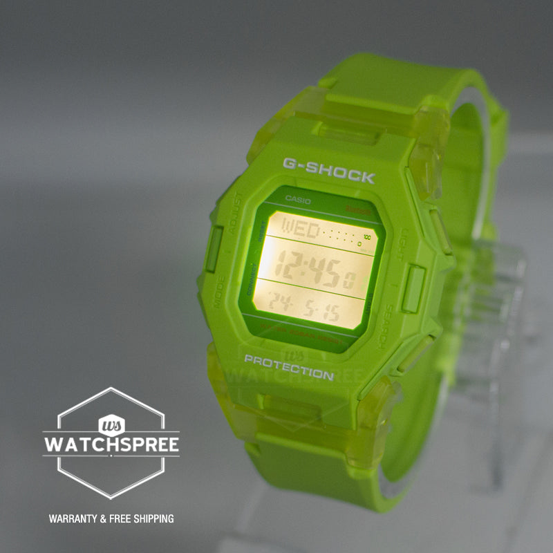 Casio G-Shock GB-D500 Lineup Bluetooth Step Tracker Dual Time Watch GD-B500S-3D GD-B500S-3