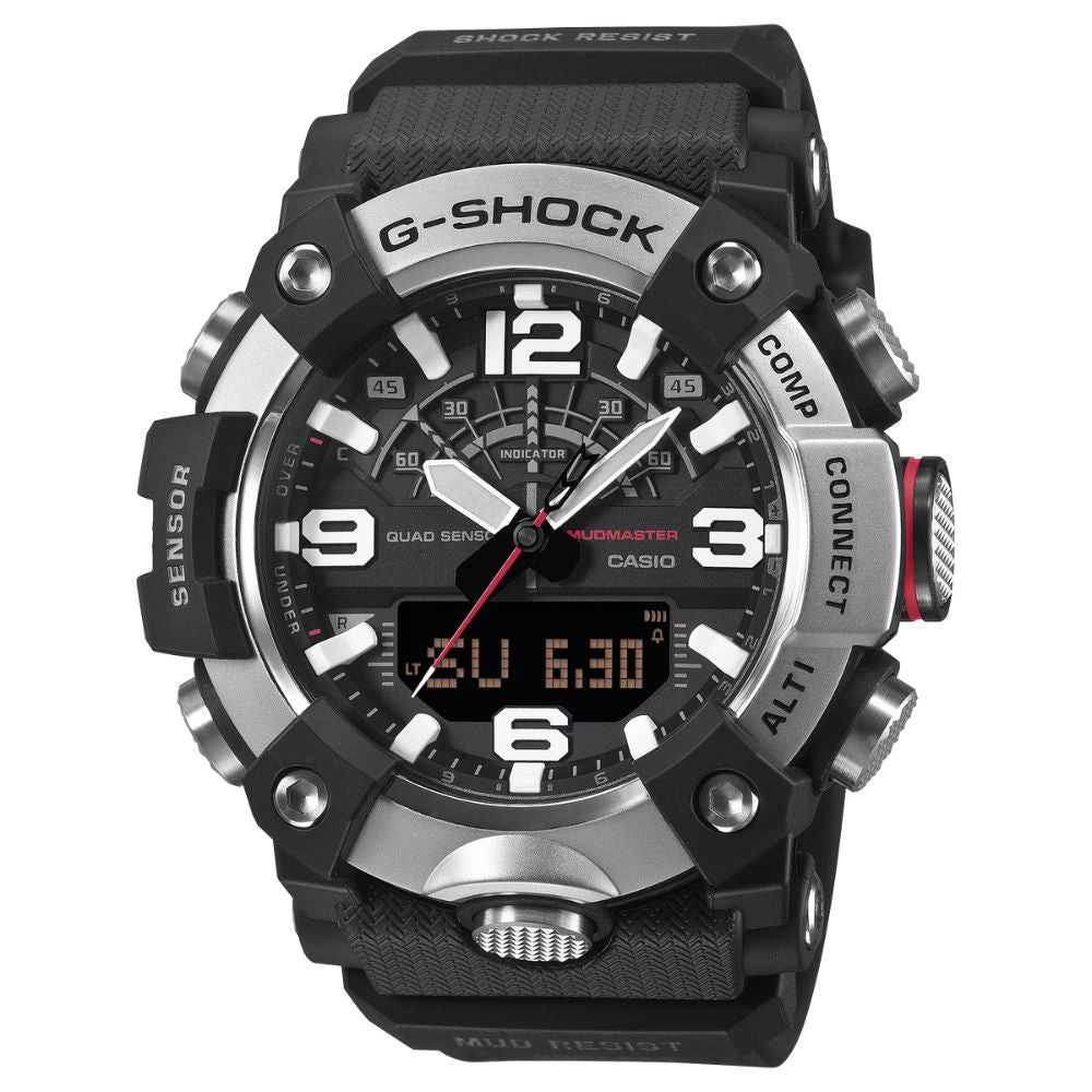 Casio G-Shock Master of G - Land Mudmaster Bluetooth Bio-Based Black Resin Band Watch GGB100XM-1A GG-B100XM-1A