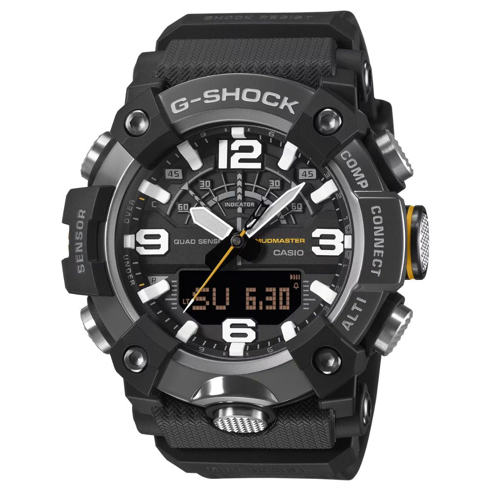 Casio G-Shock Master of G - Land Mudmaster Bluetooth Bio-Based Black Resin Band Watch GGB100XMB-1A GG-B100XMB-1A