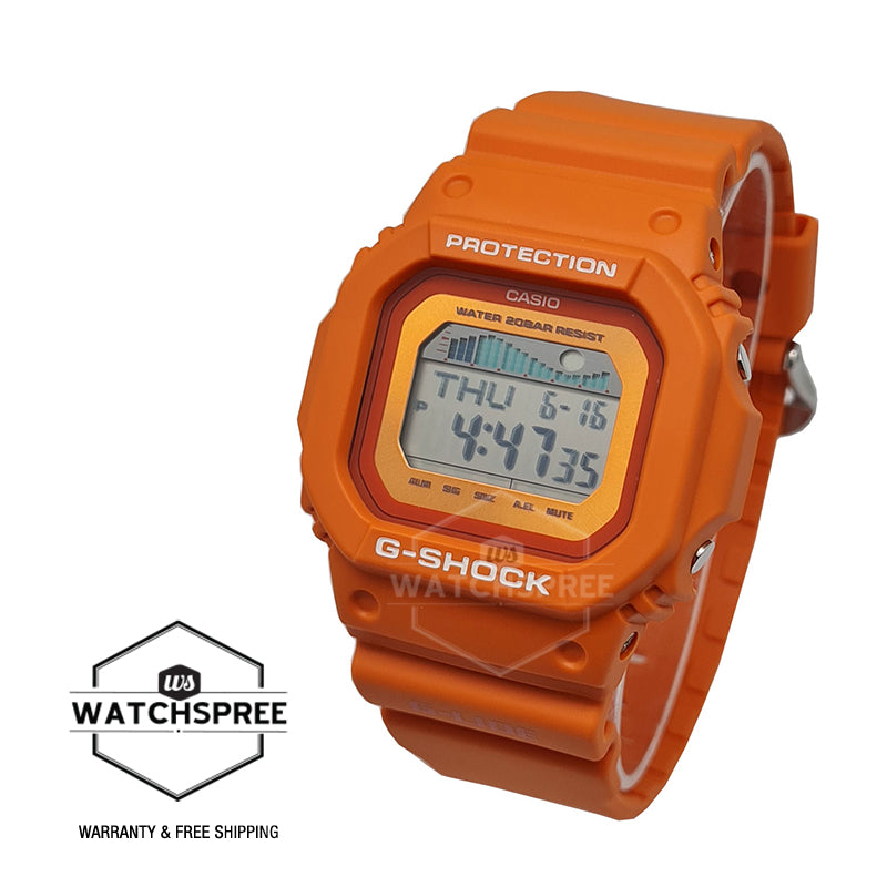 Casio G-Shock G-LIDE Lineup Orange Resin Band Watch GLX5600RT-4D GLX-5600RT-4D GLX-5600RT-4