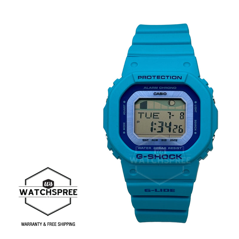 Casio G-Shock for Ladies' G-LIDE Bio-Based Blue Resin Band Watch GLXS5610-2D GLX-S5610-2D GLX-S5610-2