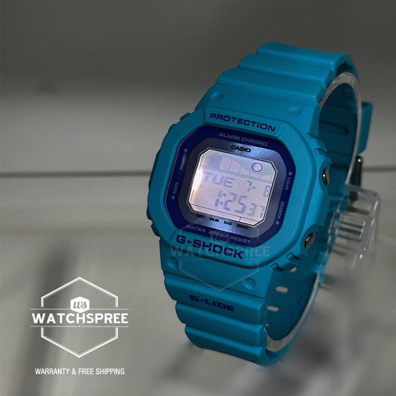 Casio G-Shock for Ladies' G-LIDE Bio-Based Blue Resin Band Watch GLXS5610-2D GLX-S5610-2D GLX-S5610-2