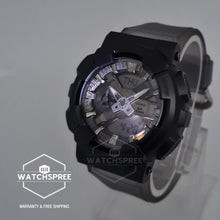 Load image into Gallery viewer, Casio G-Shock Special Colour Model GM-110 Lineup Midnight Fog Series Black Translucent Resin Band Watch GM110MF-1A GM-110MF-1A
