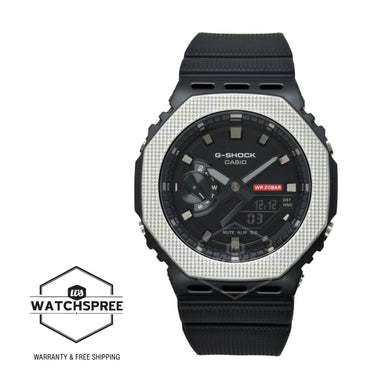 Casio G-Shock G-Steel GM-2100 Lineup Modern Industrial Series Bio-Based Black Resin Band Watch GM2100BM-1A GM-2100BM-1A