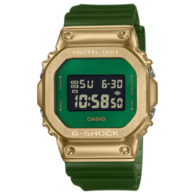 Casio G-Shock GM-5600 Lineup Translucent Green Resin Band Watch GM5600CL-3D GM-5600CL-3D GM-5600CL-3
