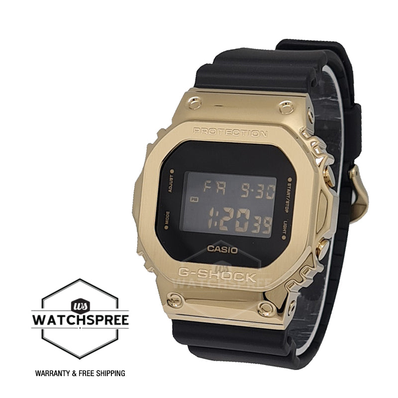 Casio G-Shock Standard Square-Faced Digital Black Resin Band Watch GM5600G-9D GM-5600G-9D GM-5600G-9