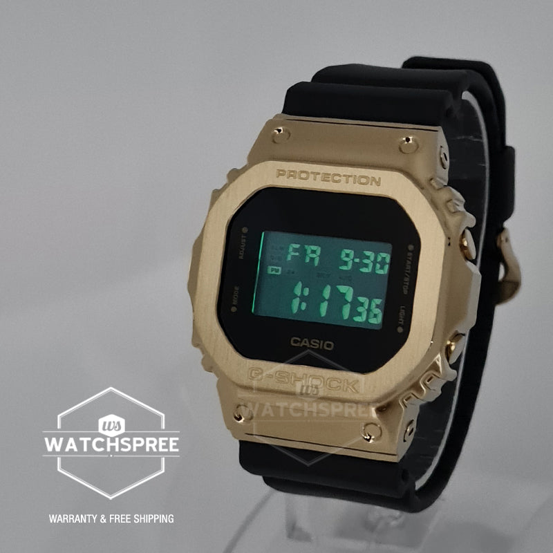 Casio G-Shock Standard Square-Faced Digital Black Resin Band Watch GM5600G-9D GM-5600G-9D GM-5600G-9