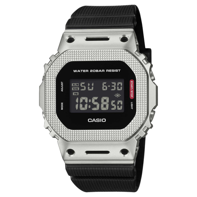 Casio G-Shock GM-5600 Lineup Modern Industrial Series Bio-Based Black Resin Band Watch GM5600M-1D GM-5600M-1D GM-5600M-1