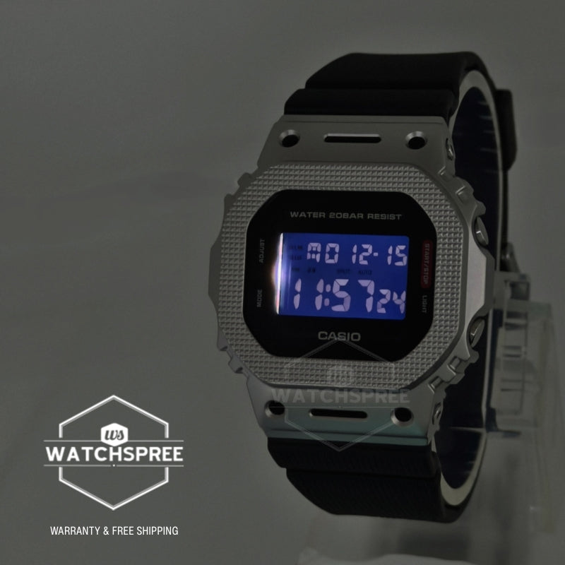 Casio G-Shock GM-5600 Lineup Modern Industrial Series Bio-Based Black Resin Band Watch GM5600M-1D GM-5600M-1D GM-5600M-1