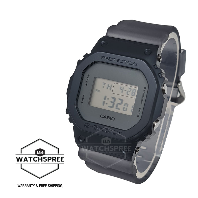 Casio G-Shock Special Colour Model Midnight Fog Series Grey Translucent Resin Band Watch GM5600MF-2D GM-5600MF-2D GM-5600MF-2