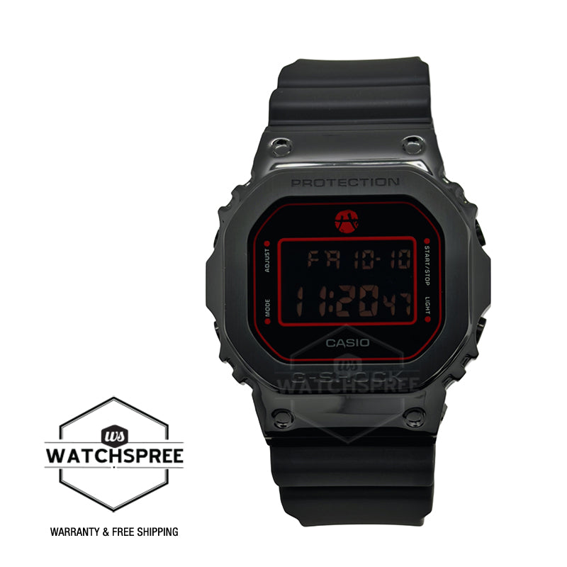 Casio G-Shock GM-5600 Lineup NBA Player Rui Hachimura's Signature Collaboration Model Bio-Based Black Resin Band Watch GM5600RH-1D GM-5600RH-1