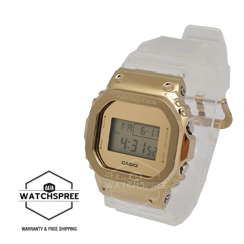 Casio G-Shock Metal Covered GM-5600 Lineup Clear Semi-Transparent Resin Band Watch GM5600SG-9D GM-5600SG-9D GM-5600SG-9