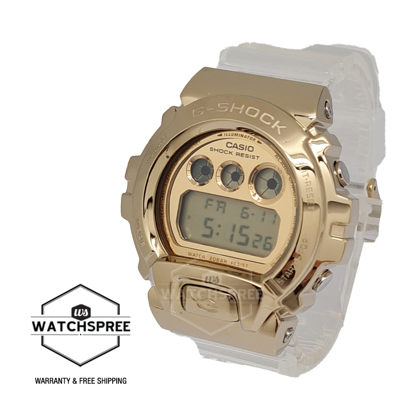 Casio G-Shock Metal Covered GM-6900 Lineup Clear Semi-Transparent Resin Band Watch GM6900SG-9D GM-6900SG-9D GM-6900SG-9