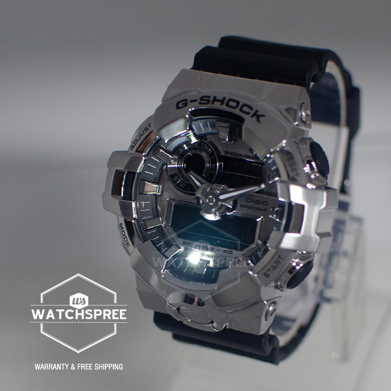 Casio G-Shock G-Steel GM-700 Lineup Black Resin Band Watch GM700-1A GM-700-1A