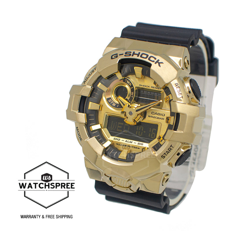 Casio G-Shock G-Steel GM-700 Lineup Black Resin Band Watch GM700G-9A GM-700G-9A