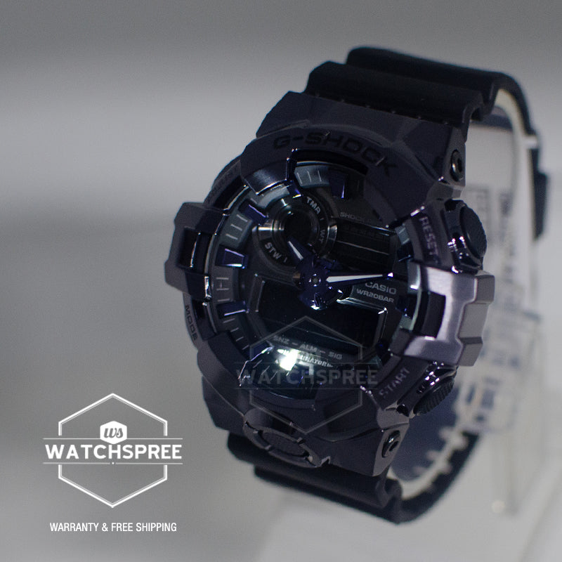 Casio G-Shock G-Steel GM-700 Lineup Black Resin Band Watch GM700P-6A GM-700P-6A