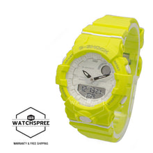 Load image into Gallery viewer, Casio G-Shock S Series G-Squad Bluetooth¨ Yellow Resin Band Watch GMAB800-9A GMA-B800-9A
