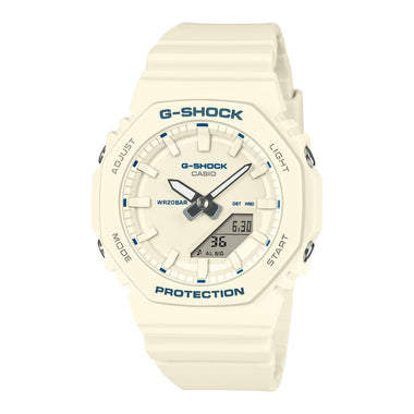 Casio G-Shock for Ladies' Minimalist Style Bio-Based Ivory White Resin Band Watch GMAP2100BA-7A GMA-P2100BA-7A