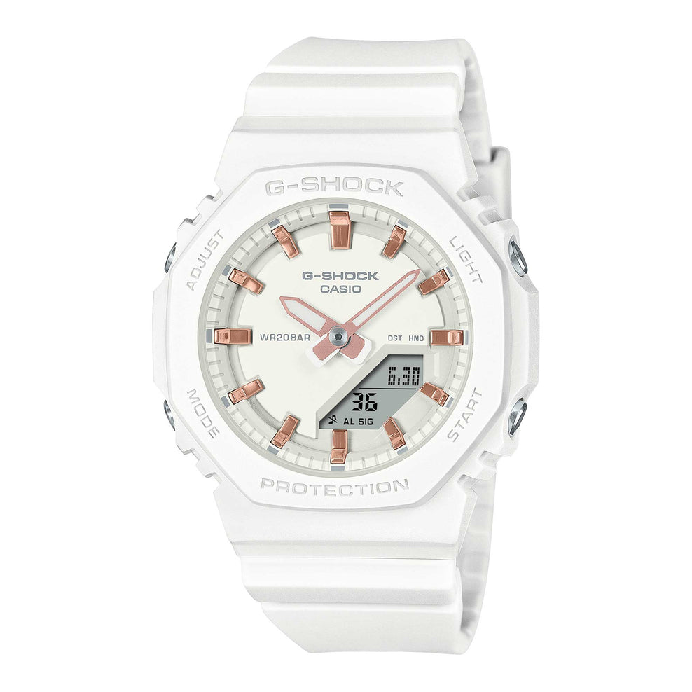 Casio G-Shock for Ladies' Bio-Based White Resin Band Watch GMAP2100M-7A GMA-P2100M-7A