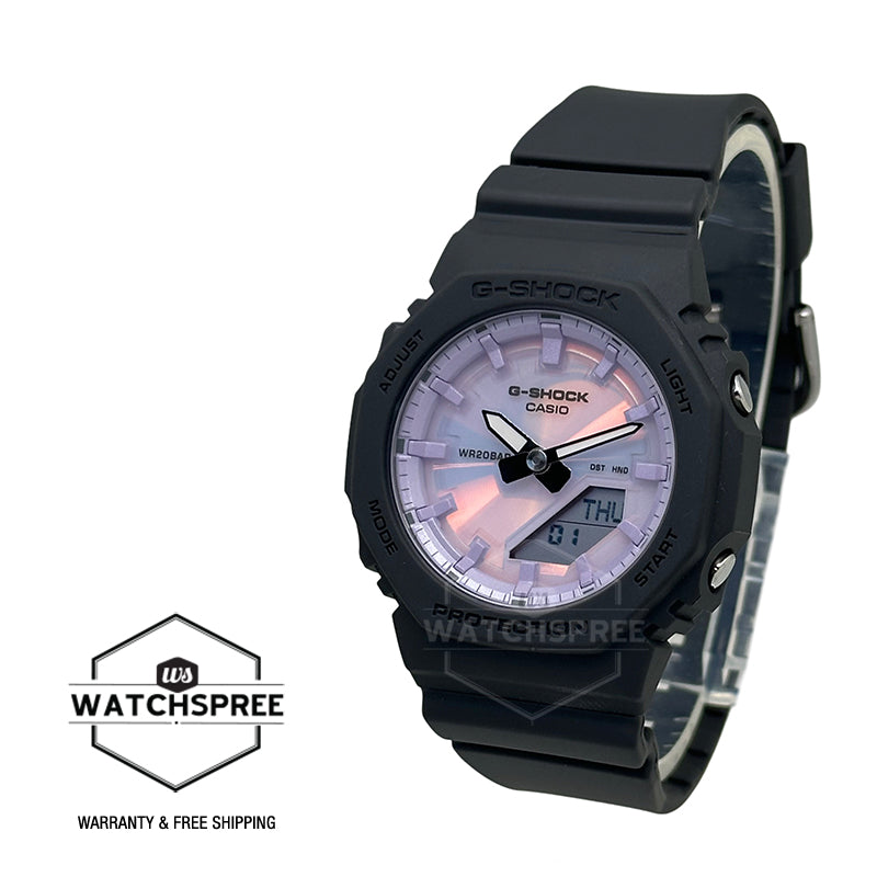 Casio G-Shock for Ladies' Polarized Color Series Bio-Based Matte Black Resin Band Watch GMAP2100PC-1A GMA-P2100PC-1A