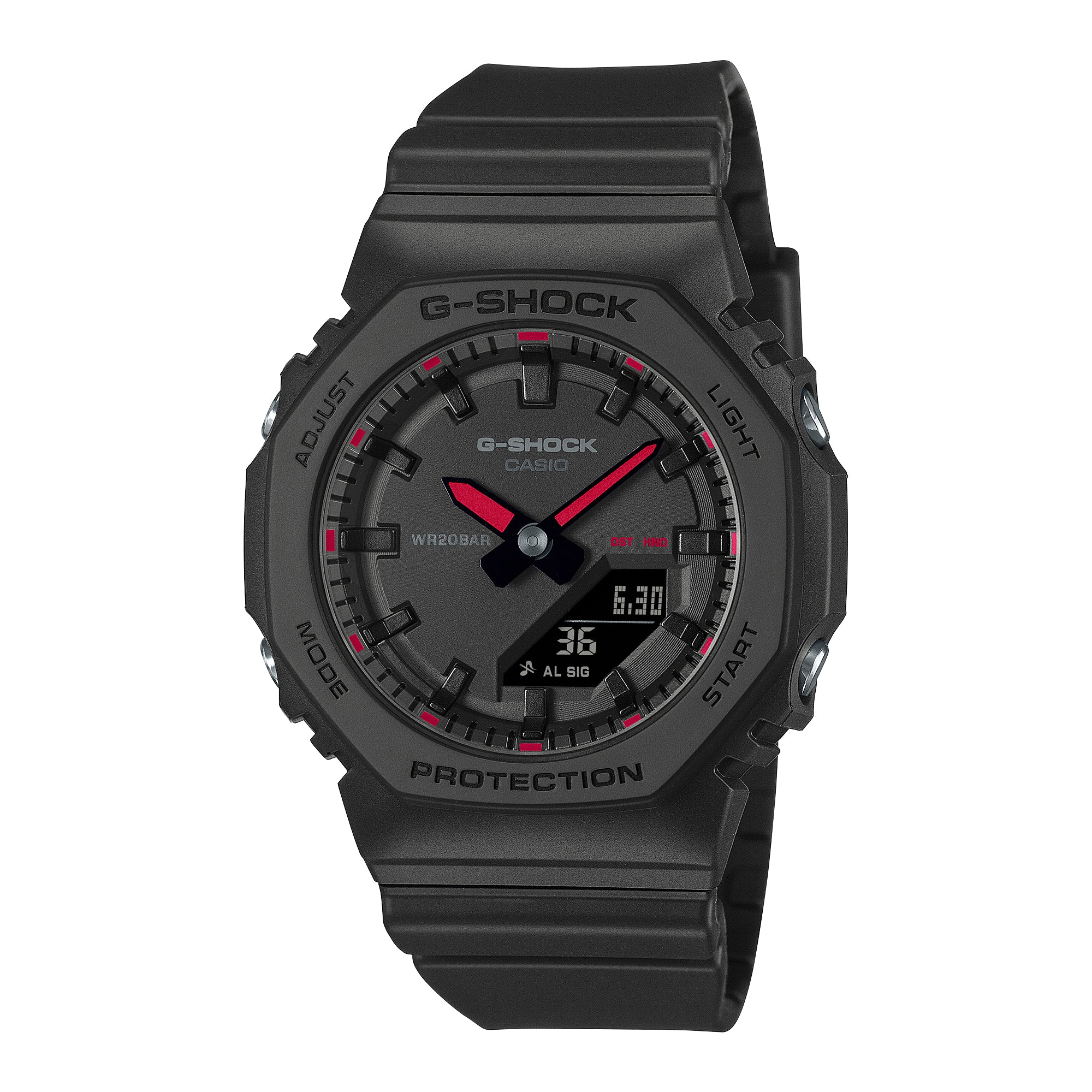 Casio G-Shock for Ladies' Sport Accent Series Bio-Based Black Resin Band Watch GMAP2100SA-1A1 GMA-P2100SA-1A1
