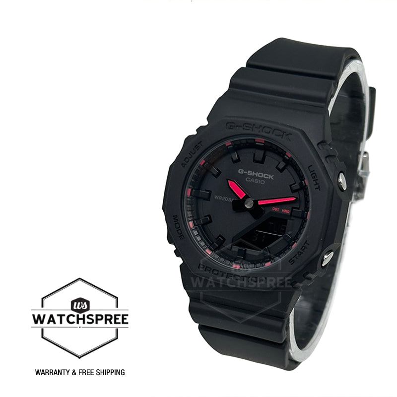 Casio G-Shock for Ladies' Sport Accent Series Bio-Based Black Resin Band Watch GMAP2100SA-1A1 GMA-P2100SA-1A1