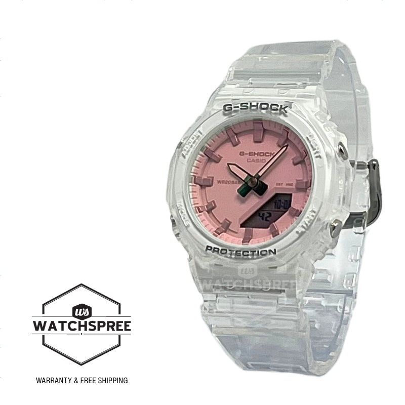 Casio G-Shock for Ladies' Summer Series Semi Transparent Resin Band Watch GMAP2100SR-7A GMA-P2100SR-7A