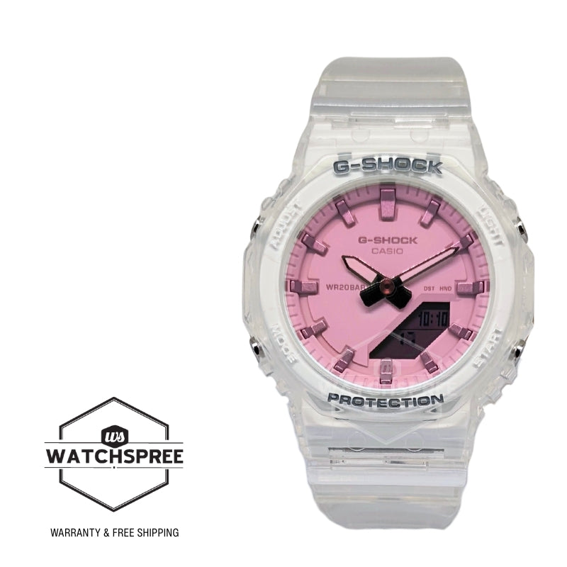 Casio G-Shock for Ladies' Summer Series Semi Transparent Resin Band Watch GMAP2100SR-7A GMA-P2100SR-7A
