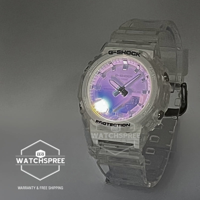 Casio G-Shock for Ladies' Summer Series Semi Transparent Resin Band Watch GMAP2100SR-7A GMA-P2100SR-7A