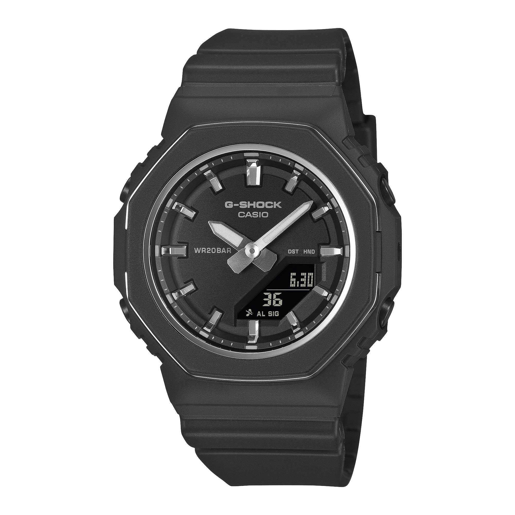 Casio G-Shock for Ladies' Octagonal Bio-Based Black Resin Band Watch GMAP2110-1A GMA-P2110-1A
