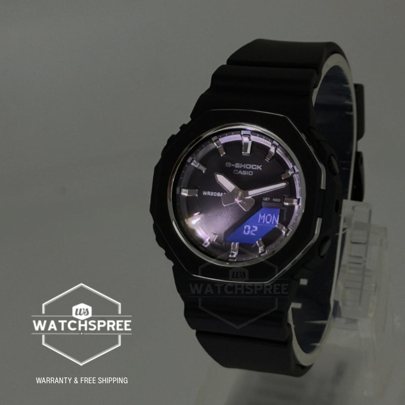 Casio G-Shock for Ladies' Octagonal Bio-Based Black Resin Band Watch GMAP2110-1A GMA-P2110-1A