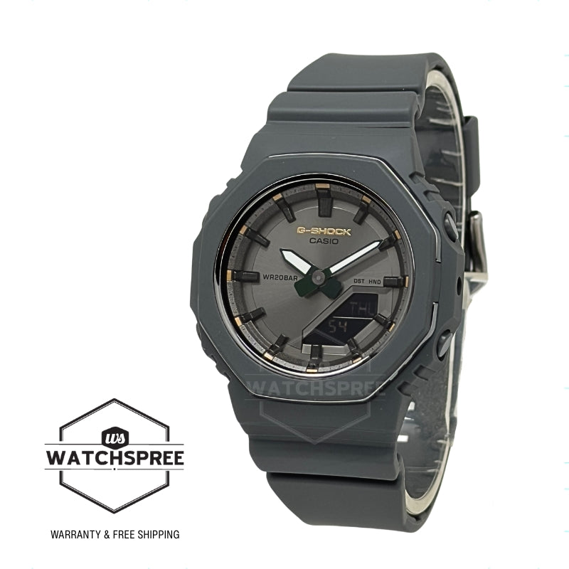 Casio G-Shock for Ladies' In Commemoration of International Women's Day Octagonal Bio-Based Dark Grey Resin Band Watch GMAP2126W-8A GMA-P2126W-8A