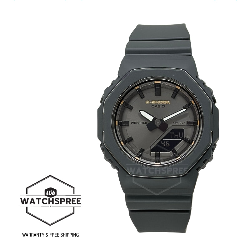 Casio G-Shock for Ladies' In Commemoration of International Women's Day Octagonal Bio-Based Dark Grey Resin Band Watch GMAP2126W-8A GMA-P2126W-8A