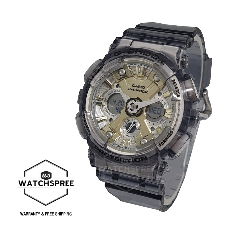 Casio G-Shock for Ladies' See-Through Subtle Grey Resin Band Watch GMAS110GS-8A GMA-S110GS-8A