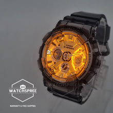 Load image into Gallery viewer, Casio G-Shock for Ladies&#39; See-Through Subtle Grey Resin Band Watch GMAS110GS-8A GMA-S110GS-8A

