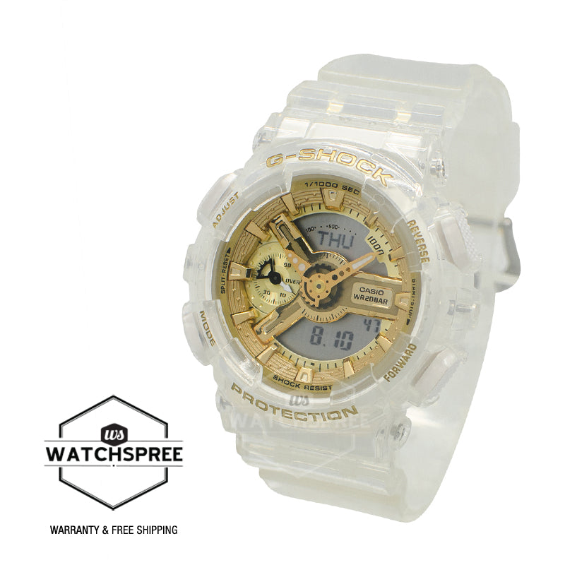 Casio G-Shock for Ladies' Translucent Resin Band Watch GMAS110SG-7A GMA-S110SG-7A
