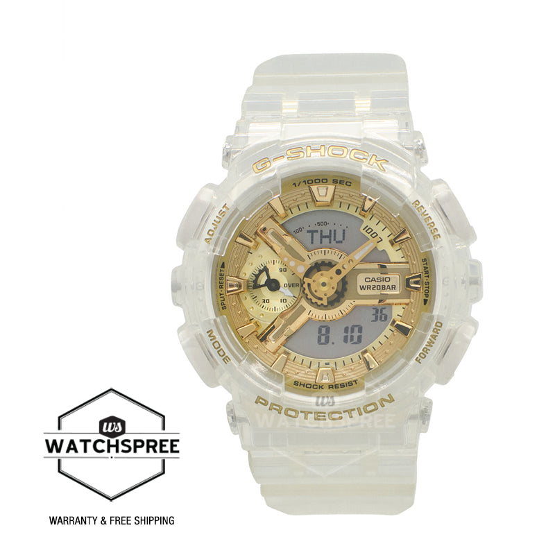 Casio G-Shock for Ladies' Translucent Resin Band Watch GMAS110SG-7A GMA-S110SG-7A